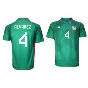 Mexico Edson Alvarez #4 Replica Home Stadium Shirt World Cup 2022 Short Sleeve